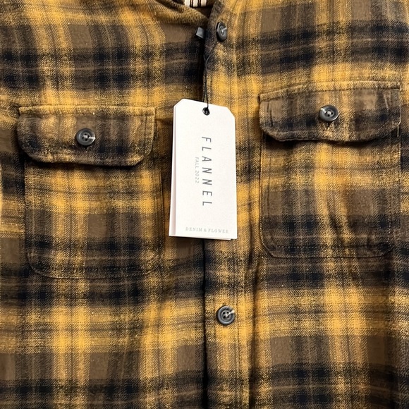 Denim & Flower men’s flannel shirt - Picture 4 of 6